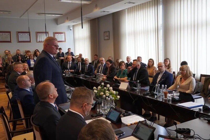 We wtorek, 7 maja w sali obrad Urzędu Miasta Żory odbyła się inauguracyjna sesja Rady Miasta Żory kadencji 2024-2029 / fot. UM Żory