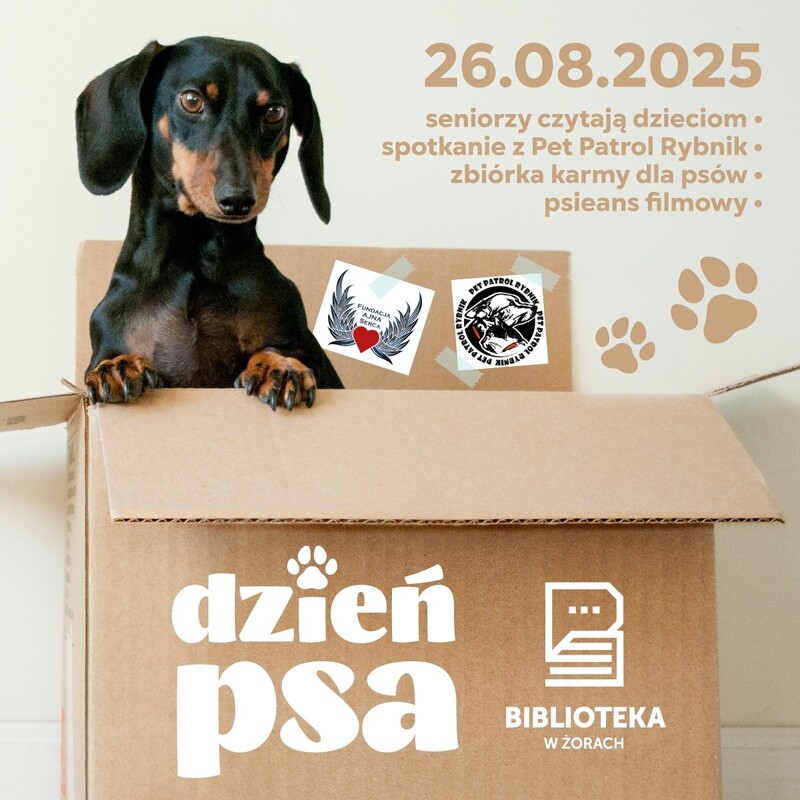 Żory świętują Międzynarodowy Dzień Psa w bibliotece
